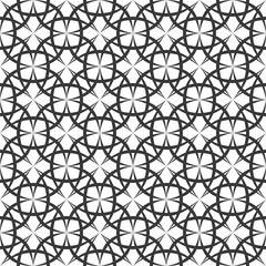 Seamless monochromatic curved line pattern design