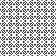 Seamless monochromatic curved line pattern design
