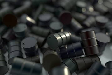 Obraz premium Oil barrels