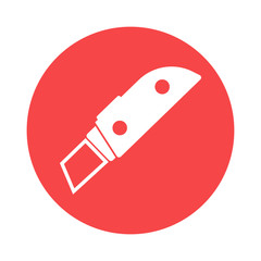 Stationery knife icon