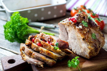 Roasted pork