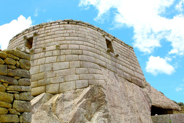 crafted stonework at Machu Picchu, Peru
