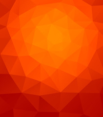 Red abstract Vector polygon background