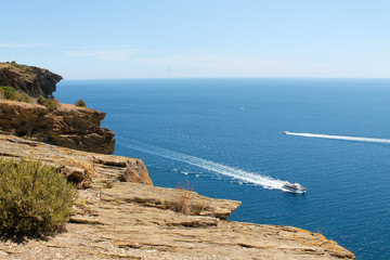 Boot am schönen Strand