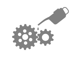 Industrial vector icon on white background