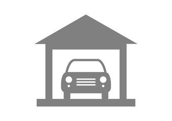 Car vector icon on white background