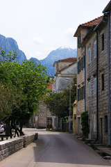 Prcanj (Montenegro), street