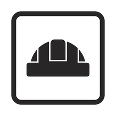 Construction helmet icon