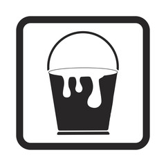 A bucket of paint icon