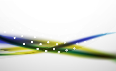 Colorful wave line, abstract background with light and shadow effects