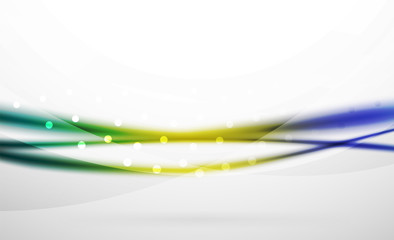 Colorful wave line, abstract background with light and shadow effects