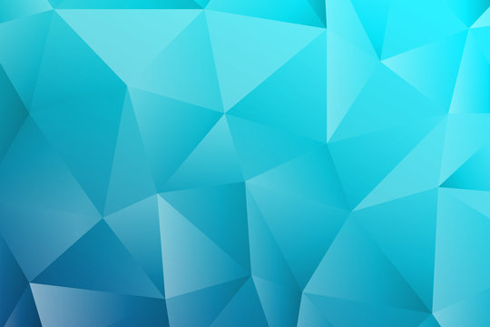 Polygon rectangle blue texture background.