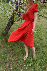 donna vestito vestiti natura al vento bellezza arte foto artistiche