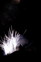 Edinburgh Castle New Year's Eve fireworks
