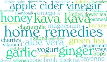 Home Remedies Word Cloud