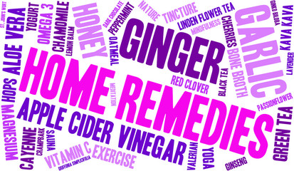 Home Remedies Word Cloud