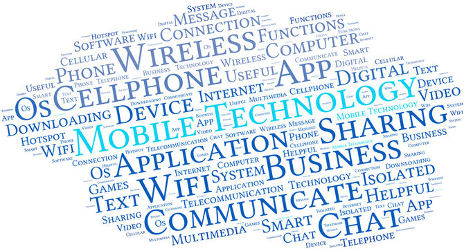 Mobile Technology Word Cloud