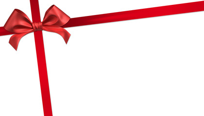 red ribbon bow