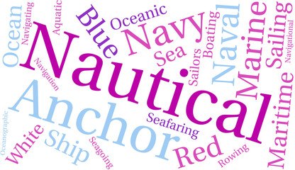 Nautical Word Cloud