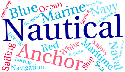 Nautical Word Cloud