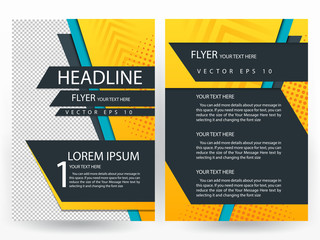 Abstract vector modern flyers brochure / annual report /design templates / stationery with white background in size a4