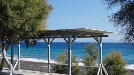 low season for greece tourism on santorini island