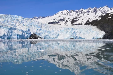 Cercles muraux Glaciers Aialik glacier, Kenai Fjords National Park (Alaska)