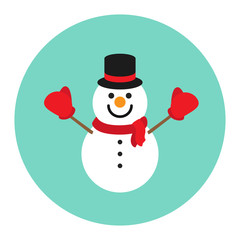 snowman vector