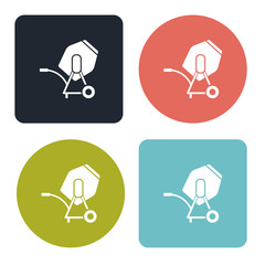 Concrete mixer icon