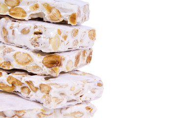 nougat isolated