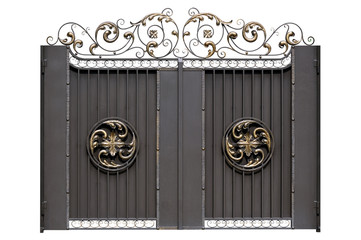 Decorative iron gate.
