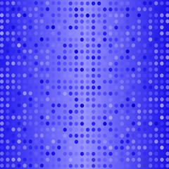 Dots on Blue Background. Halftone Texture.