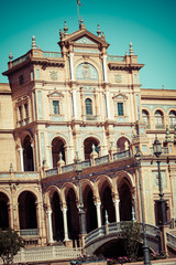 Spanish Square (Plaza de Espana) in Sevilla, Spain