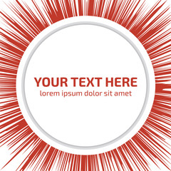 Explosion speed lines