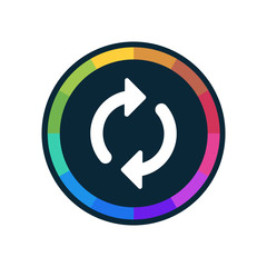 Colorful Web-Button
