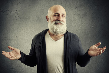 smiling good-natured man looking into the camera