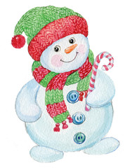 снеговик новый год рождество