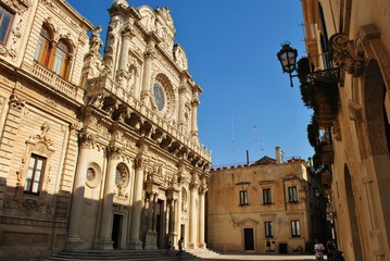cathedral of Lecce - obrazy, fototapety, plakaty