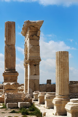 The ancient city in Sagalassos in Burdur province in Turkey
