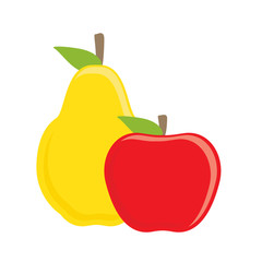 Apple and pear