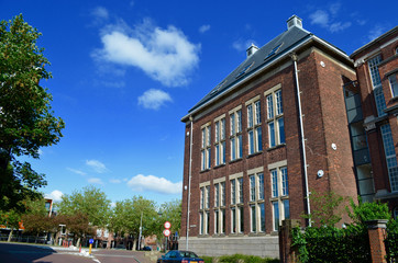 Fototapeta premium City view of Delft