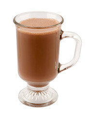 Hot Chocolate in a Glass Mug