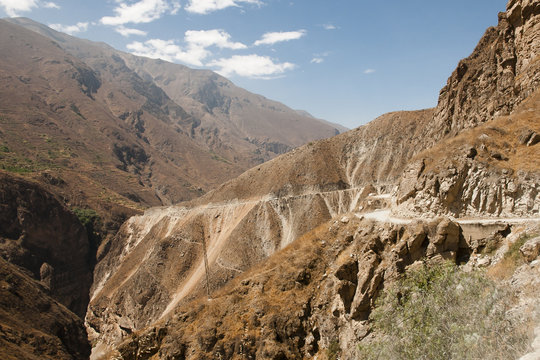 Dangerous Road to San Pedro de Casta - Peru