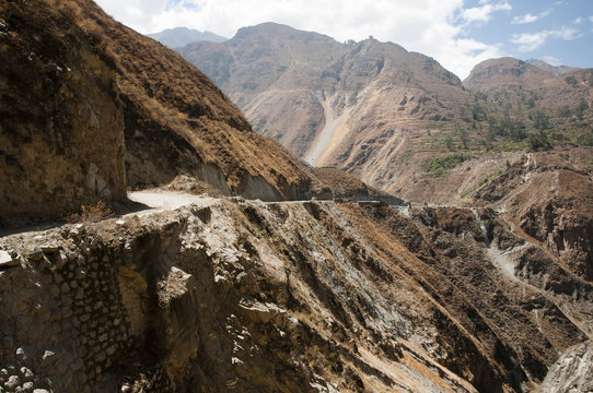 Dangerous Road to San Pedro de Casta - Peru