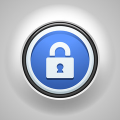 Secure lock button