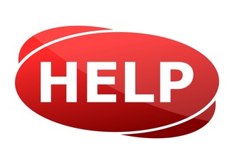 Help red sign