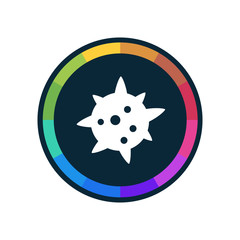 Colorful Web-Button