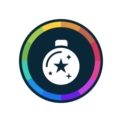 Colorful Web-Button