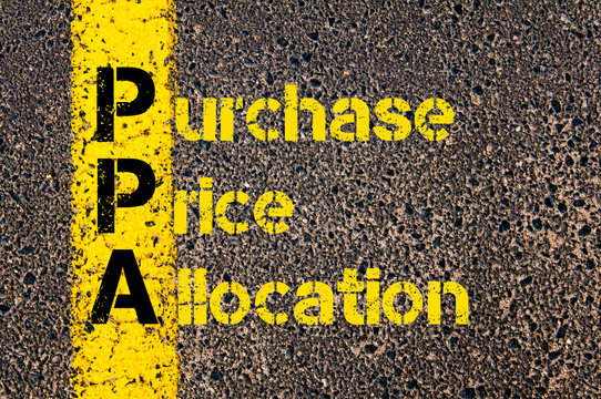 Accounting Business Acronym PPA Purchase Price Allocation