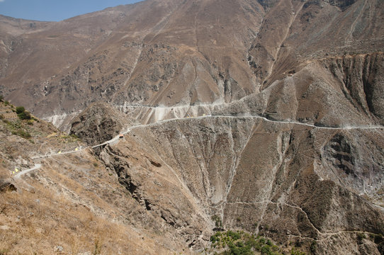 Dangerous Road to San Pedro de Casta - Peru